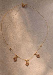 Elegant Pearl and Stone Necklace