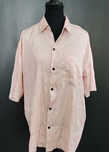 Men's Pink Short Sleeve Shirt