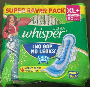 Whisper Ultra Sanitary Pads XL+
