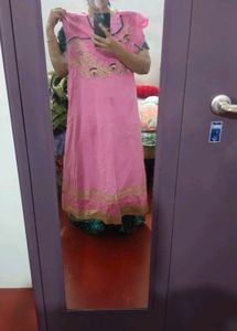 Beautiful Pink Ethnic Gown