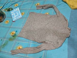 Cozy Grey Long Sleeve Sweater
