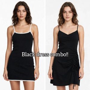 combo of Black Mini Dresses