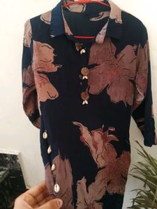 Stylish Floral Print Kurta with Plazoo