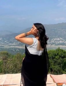 Elegant Black Saree