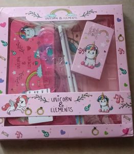 Unicorn &amp; Elements Stationery Set
