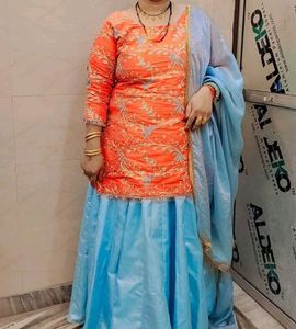 kurti Skirt 28 kaliyo with dupatta