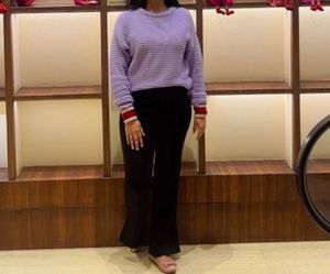 Lavender Knit Pullover