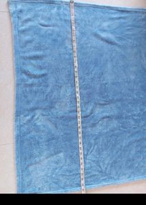 Soft Blue Throw Blanket