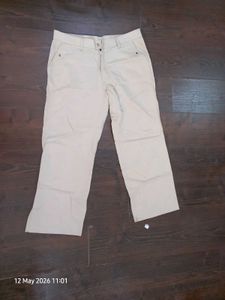 Men's Beige Casual Pants
