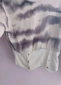 Tie-Dye Cropped Sweatshirt