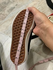 Vans Black &amp; White Velcro Shoes unisex