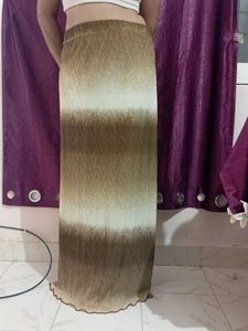 Ombre Maxi Skirt with Tank top