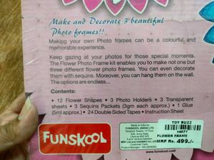 Funskool Flower Photo Frame Kit