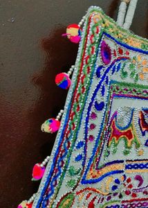 Boho Elephant Embroidered Bag