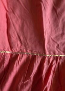 Women's Pink Tiered Kurta with jacket