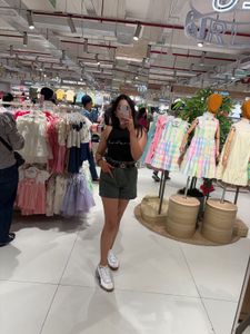 Green shorts
