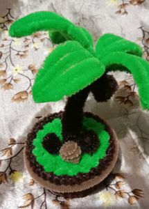 Handmade Pipe Cleaner Palm Tree Decor