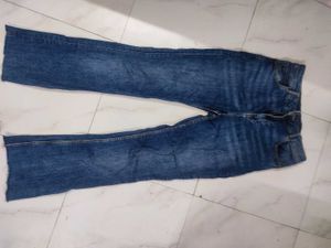 Blue Bootcut Jeans