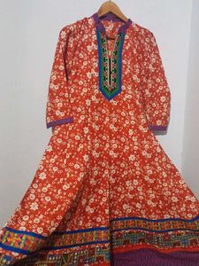 Floral Print Kurti Dress