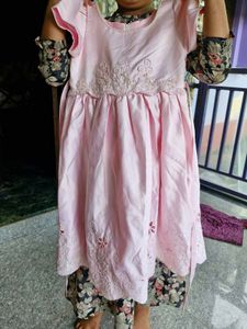 Beautiful Pink Girl Frock