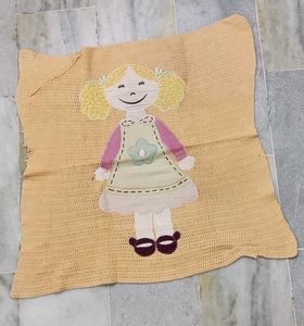 Handmade Crochet Doll Mat for Sofa Chair Floor