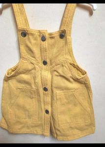 HOP Baby Denim Pinafore Dress | Length 18.5