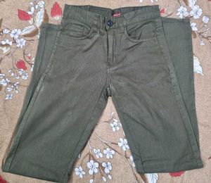 Driftwood Green Jeans