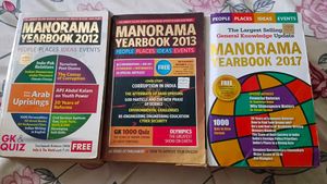 Manorama Yearbook 2012, 2013, 2017
