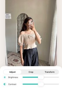 shirred top