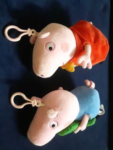 2 Peppa Pig Plush Toys