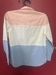 Color Block Long Sleeve Shirt