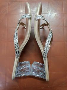 Elegant Party Wear Heeled Sandals for Women