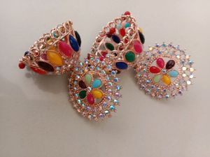 Multicolour Jhumka Big,✅