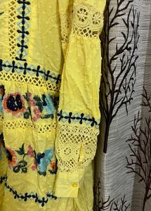 Tory Burch *Copy* Embroidered Mini Dress