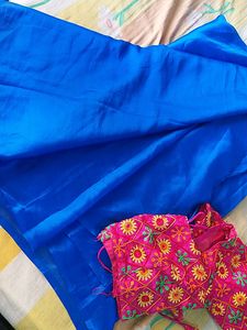 New Sare With Stiched Blouse