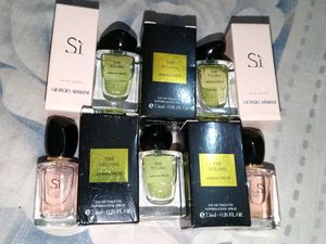 5 Giorgio Armani Perfume Miniatures Set