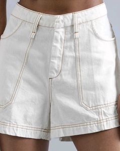 Cream Denim Shorts🩰✨️