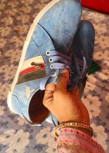 Blue denim Shoes