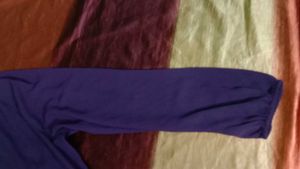 Elegant Purple Wrap Top