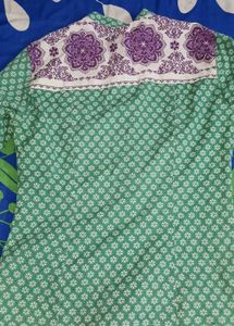 Green Floral Print Shirt