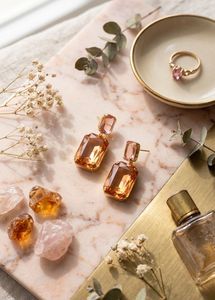 New Elegant Crystal Drop Earrings