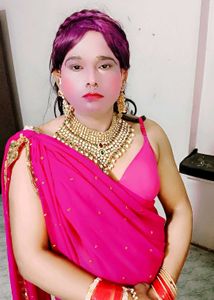 Vibrant Pink Embroidered Saree