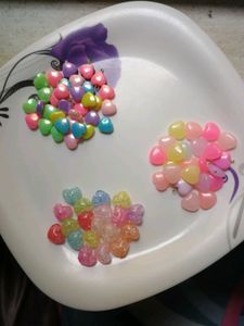 Assorted Heart Beads for Crafts