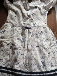 Cute Girls' Printed Dress
