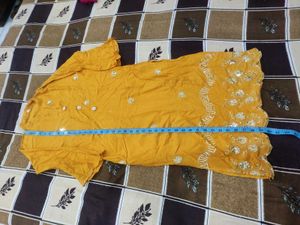 Yellow Suit With Dupatta