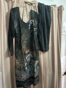 Floral Print Kurta