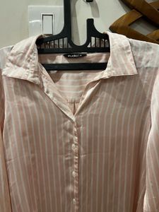 Striped Button-Down Shirt