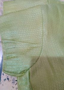 Designer Light Green Blouse