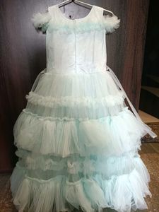 Stunning Ruffled Tulle Gown