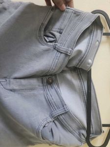 Grey Denim Jeans Women